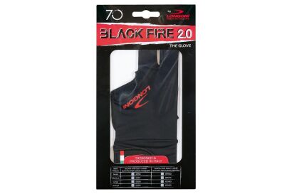 Rękawiczka bilardowa LONGONI Black Fire medium